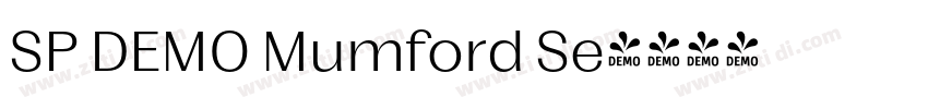 SP DEMO Mumford Se字体转换 SP DEMO Mumford Se字体转换